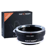 K&F Concept K&F M12101 Canon EF Lenses to Sony E Lens Mount Adapter